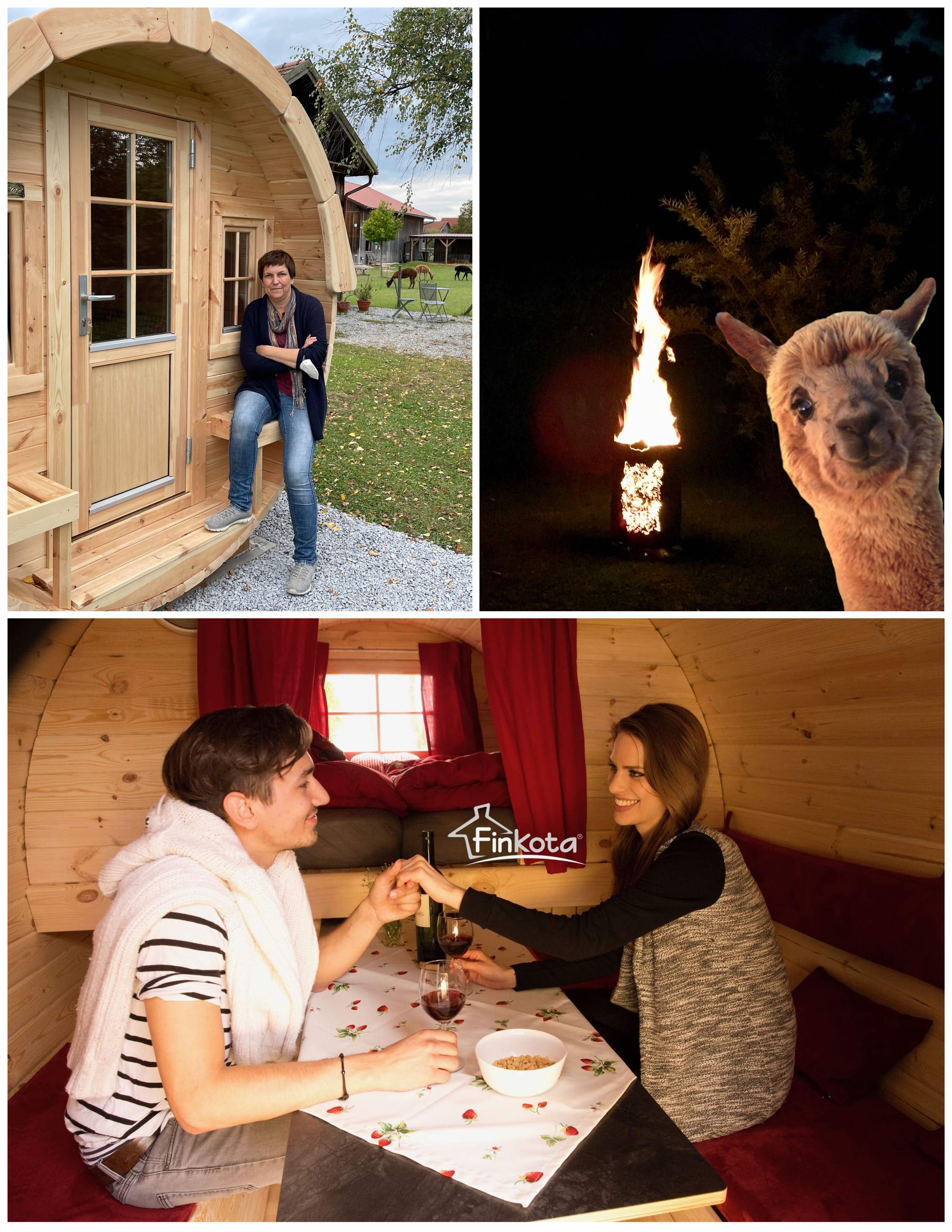 Collage Campingfass